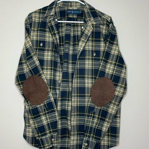 Ralph Lauren Long Sleeve Button Up with Elbow Pads
